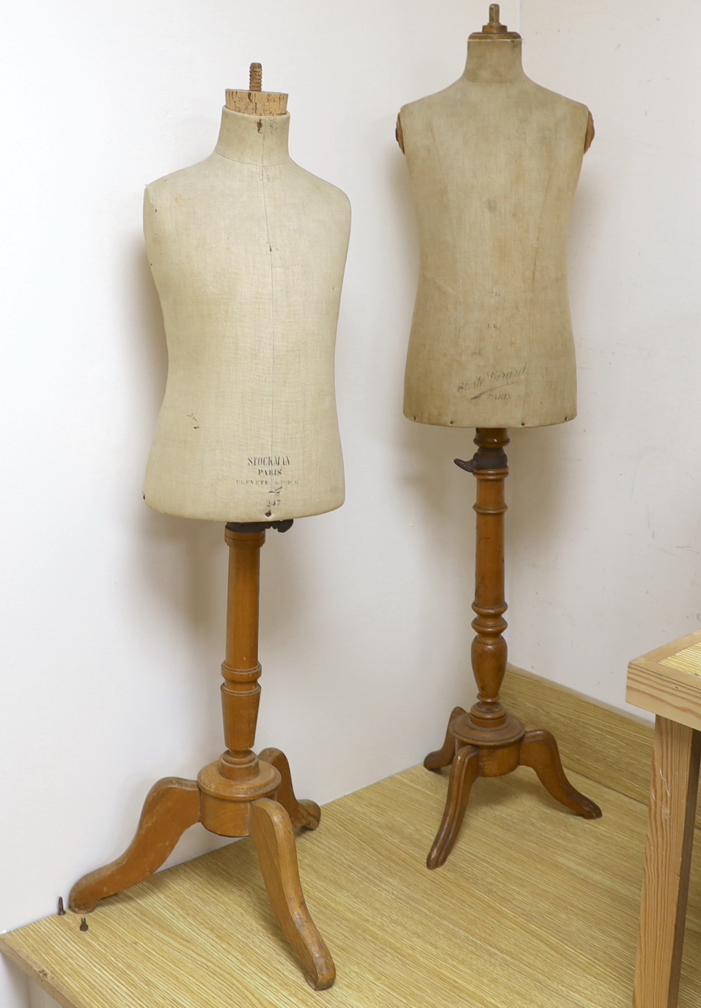 A Stockman Siegel, Paris child’s mannequin and another similar mannequin, approximately 112 high